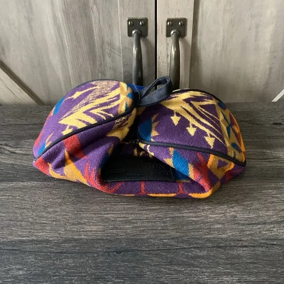 Pendleton Chevron Travel Echo Peaks Purple Crossbody Zipper Bag NWT - Picture 12 of 12